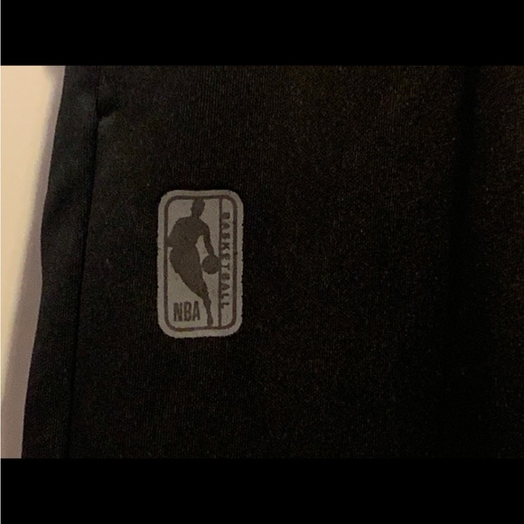 NBA Black Athletic Pants Sweatpants Joggers Size 8 - Picture 4 of 8